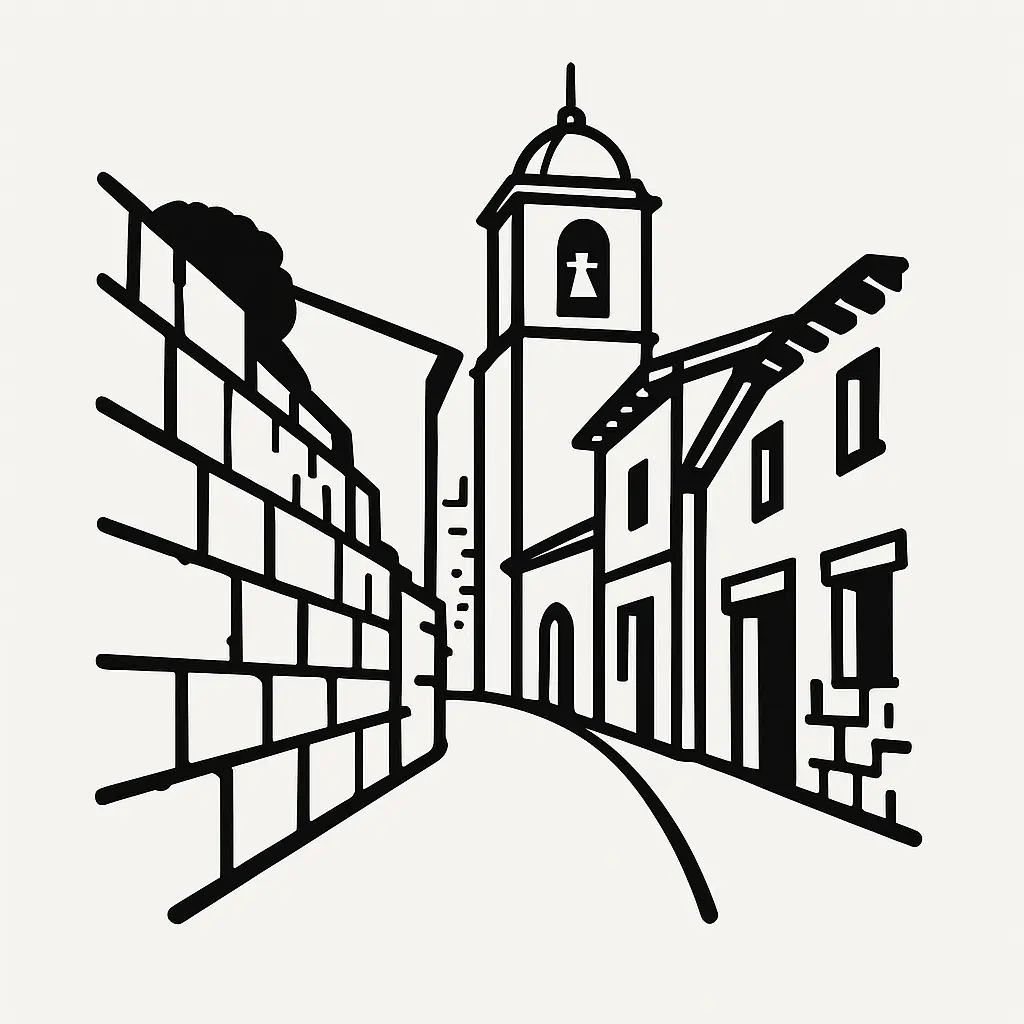 Iglesia de Puertomingalvo: Parroquia de la Purificación y de San Blas